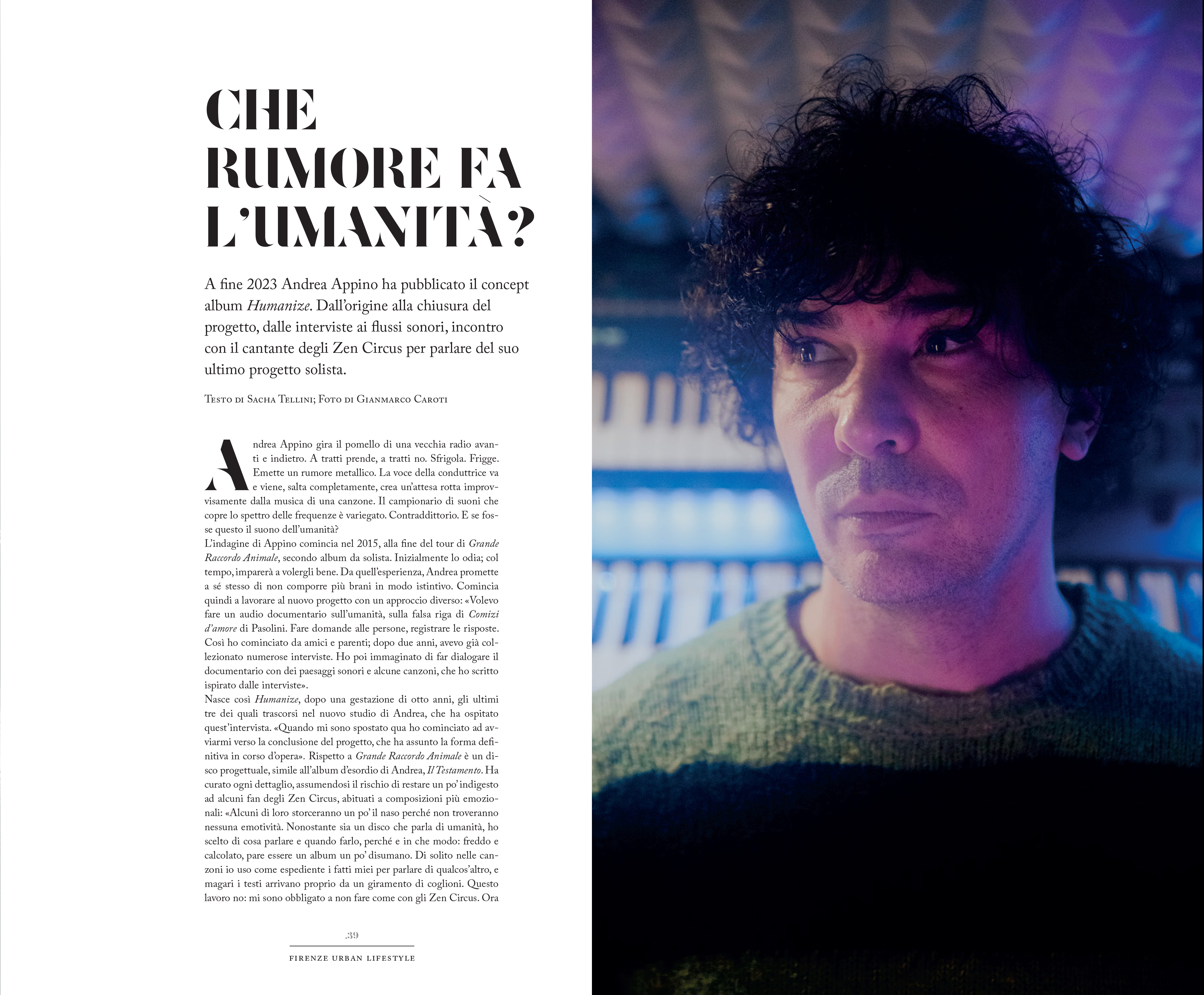 Che rumore fa l'umanità