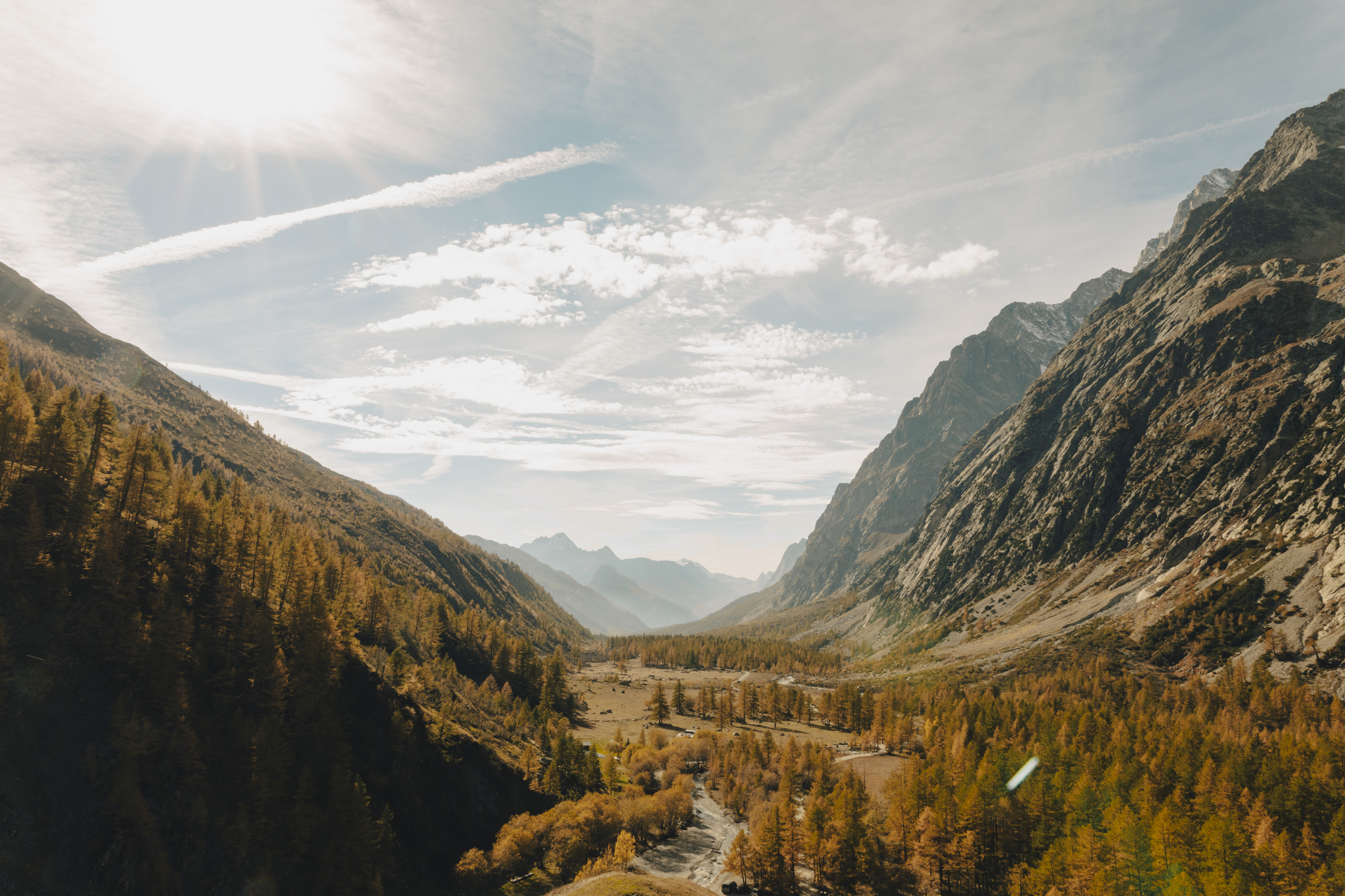 Alpine autumn landscape